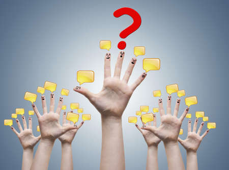 hands with snacks group conversation