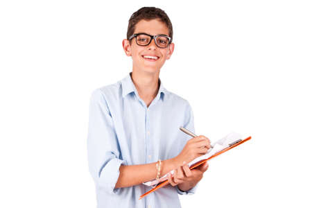 young adult survey folderの写真素材