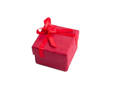 gift boxes on white の写真素材