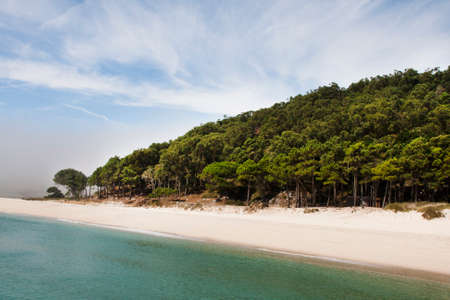 cies natural park islands, Galicia, Spainの写真素材