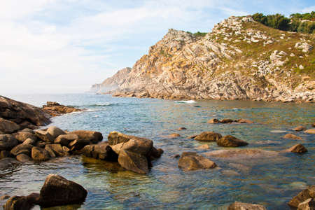 cies natural park islands, Galicia, Spainの写真素材