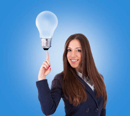 businesswoman idea conceptの写真素材