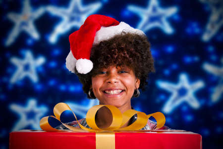 Santa Claus with Christmasの写真素材