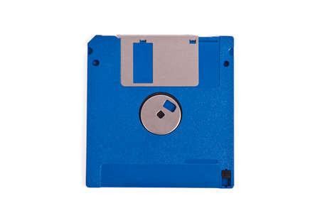 old floppy disks isolated on white background