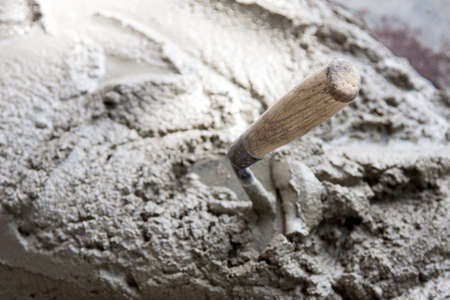 blended cement constructionの写真素材