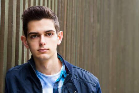 portrait of young manの写真素材