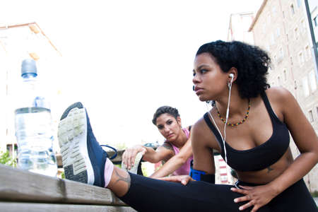 people doing outdoor sport