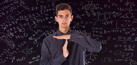 young man asking for time to solve problems
