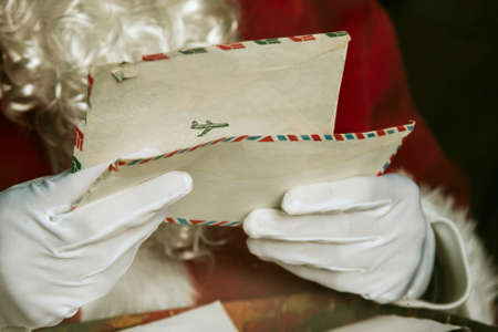 santa claus at christmasの写真素材