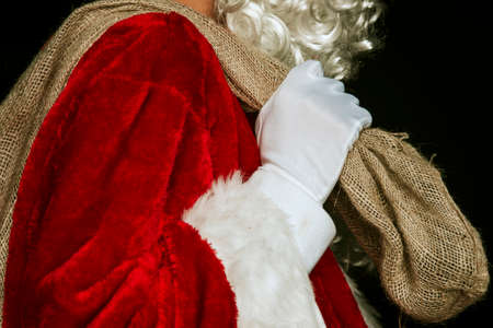 santa claus at christmasの写真素材