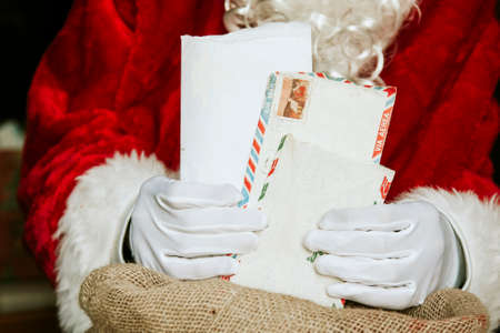 santa claus at christmasの写真素材