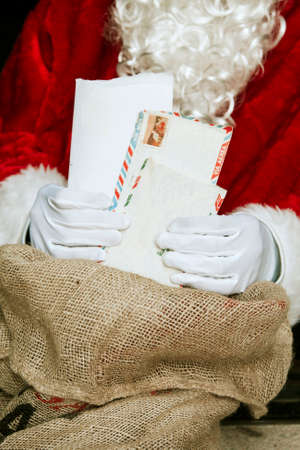 santa claus at christmasの写真素材