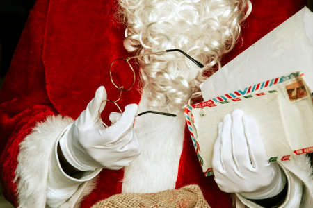 santa claus at christmasの写真素材