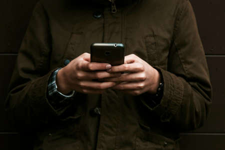 child with mobile phone, background, technology