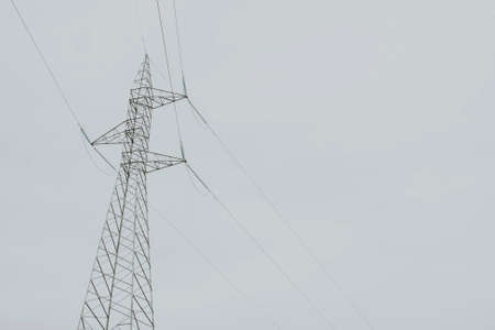 electricity pylonの写真素材