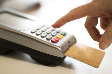 shopping and stores with credit card payments