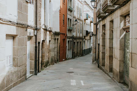 vintage, antique city-style streetの写真素材