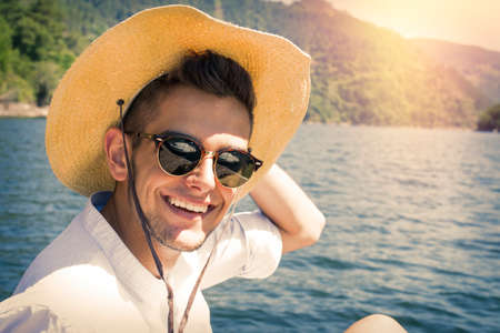 young travel, adventure and explorerの写真素材