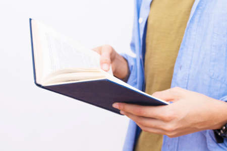 young teenager student with books