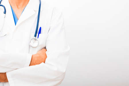 medical doctor with stethoscope, health professionalsの写真素材