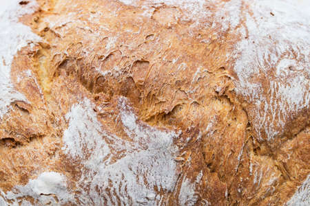 fresh bread from traditional wood-oven recipe