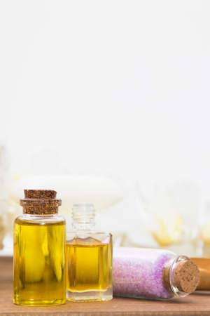 massage salts and oils, beauty and body care, spaの写真素材