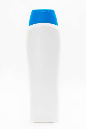 gel and shampoo, insulated containers of body hygiene soapsの写真素材