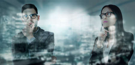 business people, concept of imagination and creativity