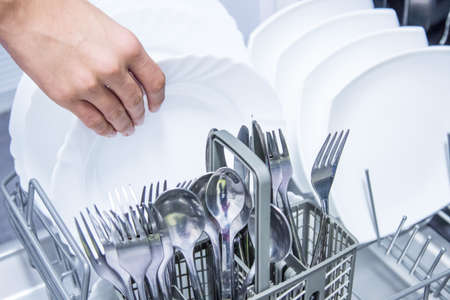 dishwashers, household choresの写真素材
