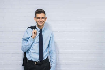 portrait of executive or isolated business manの写真素材