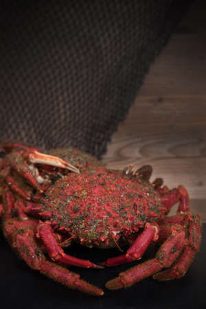 natural sea crab, seafood and fishの写真素材