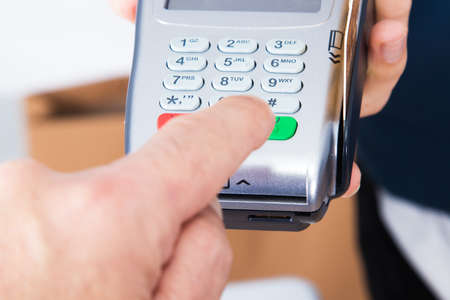 security and electronic paymentの写真素材