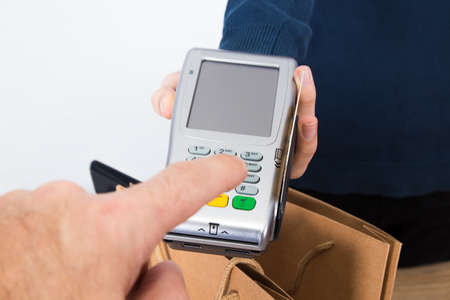 security and electronic paymentの写真素材