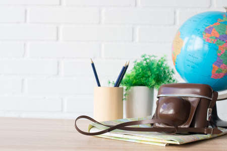 plan holidays and travel, travel agencyの写真素材