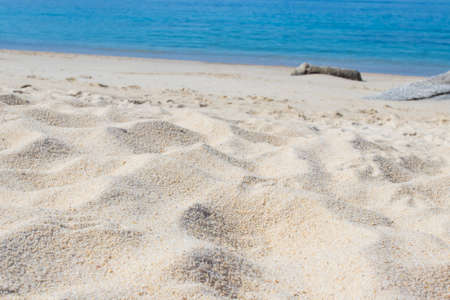 beach and sea sand landscape, galiciaの写真素材