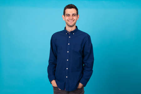 handsome and attractive isolated young man smiling