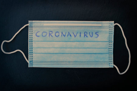 protection sanitary mask against coronavirus virus