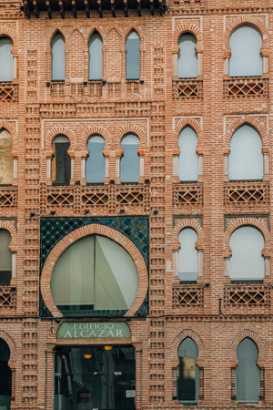 arabic style building in the city of toledo, spain