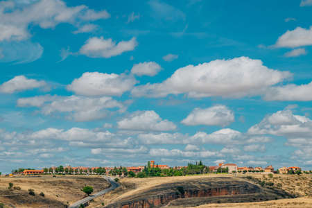 landscape and view in segovia, spainの写真素材