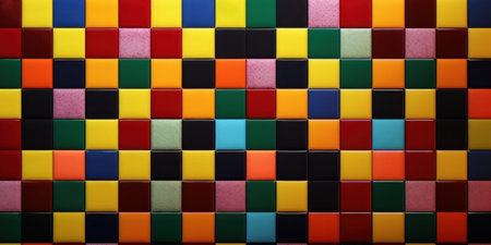 background wallpaper abstract construction blocks concept, generative aiの素材