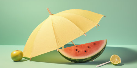 summer, creative minimalist concept, generative aiの素材