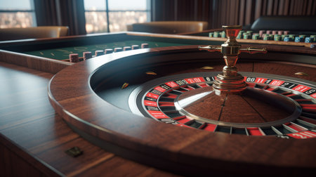 casino roulette close-up, generative aiの素材