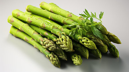 natural green asparagus, organic ingredientsの素材