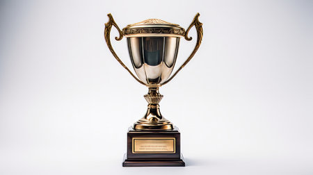 trophy or cup isolated on backgroundの素材