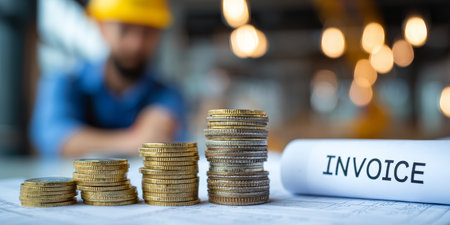 household expenses and billsの素材