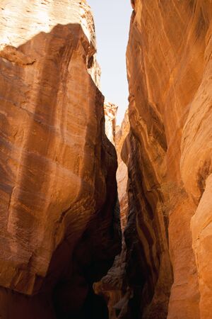 Rocky desert of southern Jordan in Asiaの写真素材