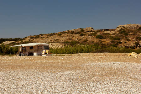 Rhodes Beach, Greeceの写真素材