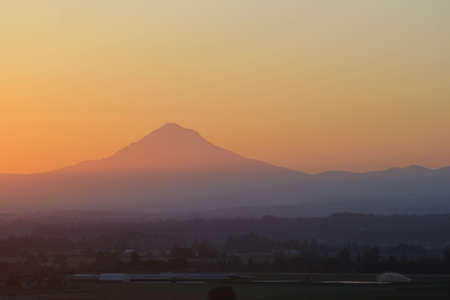 Mt. Hood sunrise, Oregonの写真素材