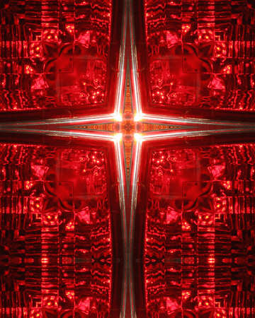 kaleidoscope cross: red taillightの写真素材