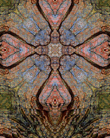 kaleidoscope cross:  rock layersの写真素材